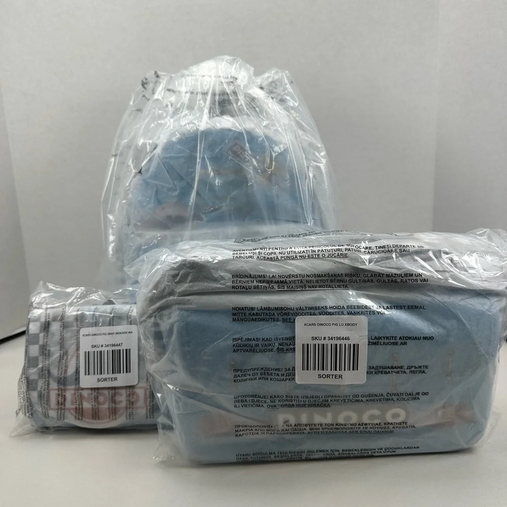 Loungefly Disney Pixar Cars Lightning McQueen Dinoco Light-Up Complete Set